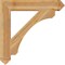 Ekena Millwork Legacy Arts & Crafts Rough Sawn Bracket, Western Red Cedar, 6"W x 38"D x 38"H BKT06X38X38LEC03RWR - alternate 3